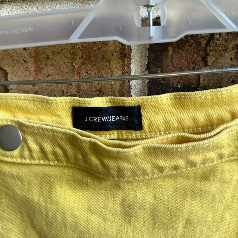 J. Crew Sunny Yellow Mini Skirt